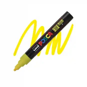 Uni-ball Pc-5m-posca Su Bazlı Marker Sarı 1.8