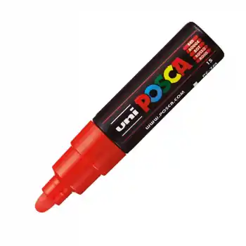 Uni-ball Pc-7m -posca Su Bazlı Marker Kırmızı 4,5-5,5
