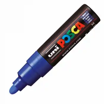 Uni-ball Pc-7m -posca Su Bazlı Marker Mavi 4,5-5,5