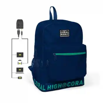 Yaygan 24107 Coral Hıgh Sırt Çantası Usb+aux Soketli