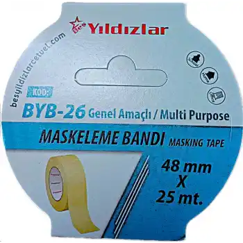 Yıldızlar 48x25 Maskeleme Bantı Byb-26