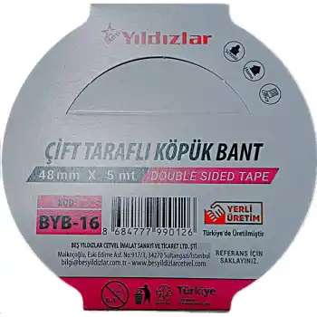 Yıldızlar 48x5 Çift Taraflı Köpük Bant Byb-16