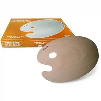 Yıldızlar Tahta Oval Palet No:2 Kod.145