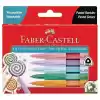 Faber 10 Renk Comfort Keçeli Kalem Pastel Renkler 50620000110