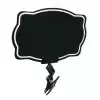 MT Siyah PVC Yazılıp Silinebilen Fiyat Etiketi ve Mini Mandal Etiket Tutucu 10 lu Set