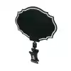 MT Yazılıp Silinebilen Siyah PVC Fiyat Etiketi ve Ayarlanabilir Mini Mandal Etiket Tutucu 10 lu Set