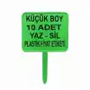 Saplamalı Yaz Sil Küçük Boy Balıkçı Fiyat Etiketi YEŞİL RENK 10 Adet