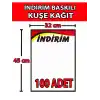 Market İndirim Afişi Kuşe Kağıt 32x45 cm 100 lü Pk.