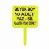 MT Kuruyemişci Fiyat Etiketi Sarı 10 Adet B.Boy