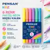 PENSAN KİDZ 6 RENK PASTEL-NEON KEÇELİ KALEM 99093