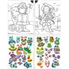 LINO LS-703 FUNNY FACES STİCKERLI BOYAMA KİTABI KORSANLAR