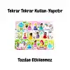 LINO LS-301 TEKRAR TEKRAR KULLANILABİLİR STICKER PRINCESS GARDEN