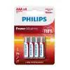 PHILIPS LR03P4B/10 POWER ALKALİNE AAA İNCE PİL 4 LÜ