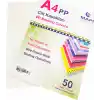 MAPİ A4 PP OPAK KAPAK KUM DESEN 550 MİC.MAVİ 50 Lİ 2042704