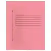 ALEMDAR PEMBE TELLİ TAM KAPAKLI LÜKS KARTON DOSYA