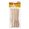 Brons Ahşap Çatal Kaşık Bıçak Seti Naturel Br-920