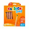 Carıoca 10 Renk Baby Jumbo Kuru Boya 42818