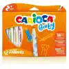 Carıoca 12 Renk Baby Jumbo Keçeli Kalem 42814