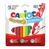 CARIOCA BRAVO 12 RENK SÜPER JUMBO YIKANABİLİR KEÇELİ KALEM 42755