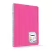 ÇINAR COLORMAXI A4 40 YP KARELİ PP KAPAK SPİRALLİ DEFTER 73017