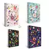 ÇINAR FLORAL 17X24 100 YP ÇİZGİLİ SERT KAPAK DEFTER 55224