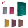 ÇINAR MOMENTS 17X24 120 YP. DÜZ SERT KAPAK DEFTER 55113