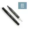 Del Rey Twın Marker Bg3 Blue Grey Çift Uçlu Grafik Kalemi Mn-drbg3