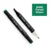 Del Rey Twın Marker Bg50 Forest Green Çift Uçlu Grafik Kalemi Mn-dr050