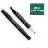 DEL REY TWIN MARKER BG51 DARK GREEN ÇİFT UÇLU GRAFİK KALEMİ MN-DR051