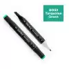 DEL REY TWIN MARKER BG53 TURQUOİSE GREEN ÇİFT UÇLU GRAFİK KALEMİ MN-DR053