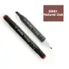 Del Rey Twın Marker Br91 Natural Oak Çift Uçlu Grafik Kalemi Mn-dr091