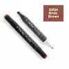 DEL REY TWIN MARKER BR94 BRİCK BROWN ÇİFT UÇLU GRAFİK KALEMİ MN-DR094