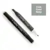 Del Rey Twın Marker Cg4 Cool Grey Çift Uçlu Grafik Kalemi Mn-drcg4