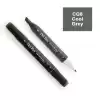 Del Rey Twın Marker Cg8 Cool Grey Çift Uçlu Grafik Kalemi Mn-drcg8