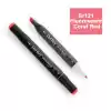 DEL REY TWIN MARKER F121 FLUORESCENT CORAL RED ÇİFT UÇLU GRAFİK KALEMİ MN-DR121