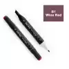 DEL REY TWIN MARKER R1 WINE RED ÇİFT UÇLU GRAFİK KALEMİ MN-DR001
