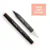 DEL REY TWIN MARKER R140 LIGHT ORANGE ÇİFT UÇLU GRAFİK KALEMİ MN-DR140