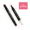 DEL REY TWIN MARKER R4 VİVİD RED ÇİFT UÇLU GRAFİK KALEMİ MN-DR004