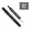 Del Rey Twın Marker Wg8 Warm Grey Çift Uçlu Grafik Kalemi Mn-drwg8