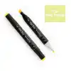 Del Rey Twın Marker Y38 Pale Yellow Çift Uçlu Grafik Kalemimn-dr038