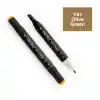 DEL REY TWIN MARKER Y41 OLİVE GREEN  ÇİFT UÇLU GRAFİK KALEMİ MN-DR041