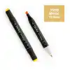 DEL REY TWIN MARKER YR33 MELON YELLOW ÇİFT UÇLU GRAFİK KALEMİ  MN-DR033