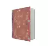 DİLMAN FLORAL 16X22 80 YP KARELİ DEFTER