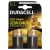 DURACELL ORTA BOY PİL  C 2 Lİ C2