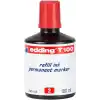 EDDİNG T100 KIRMIZI PERMANENT MÜREKKEP 100ML
