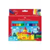Faber Jumbo Keçeli Kalem 12 Li Superwashable 154311