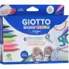 GIOTTO DECOR TEKSTİL KALEMİ 6 RENK 494800