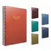 GIPTA METAL 17X24 80 YAPRAK SPİRALLİ PP KAPAK KARELİ DEFTER 4474