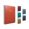 GIPTA METAL NOTES 17X24 80 YP DÜZ SPR PP KAPAK DEFTER 5541