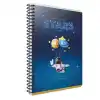 GIPTA STARS A6 80 YP ÇİZGİLİ SPR KARTON KPK DEFTER 6189